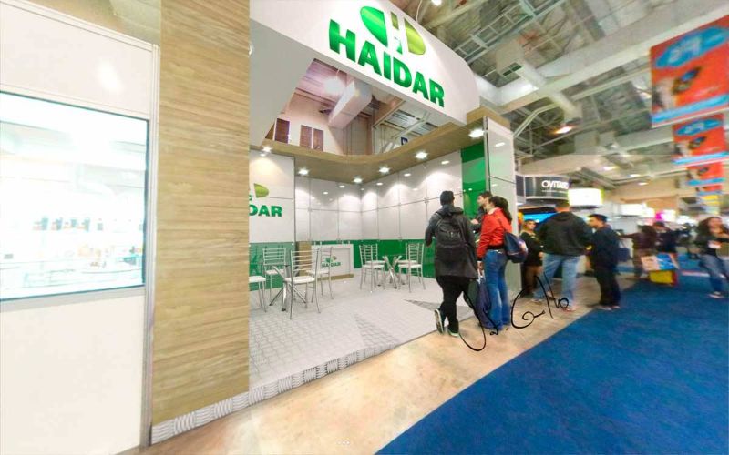 Projeto de stand da Haidar na Intermodal