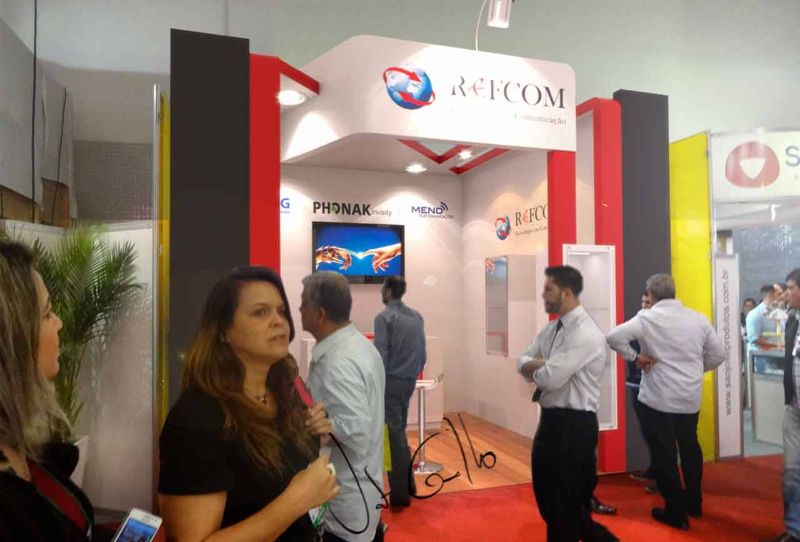 Projeto de Stand da R&F Com na Set Expo