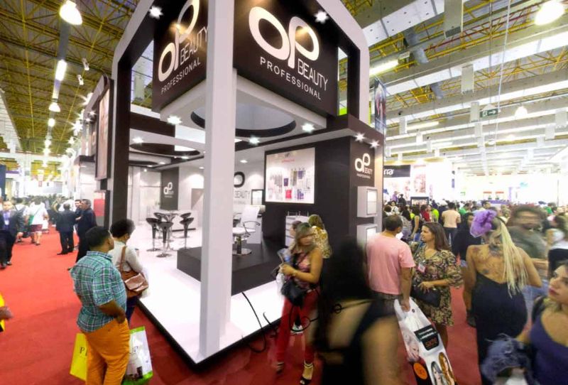 Projeto do Stand da Op Beauty na Beauty Fair