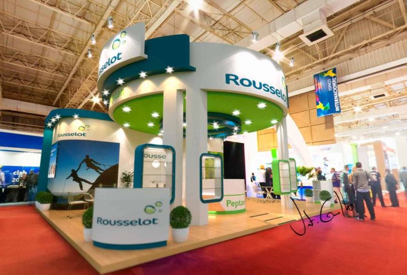 Projeto de Stand da Rousselot na Fisa