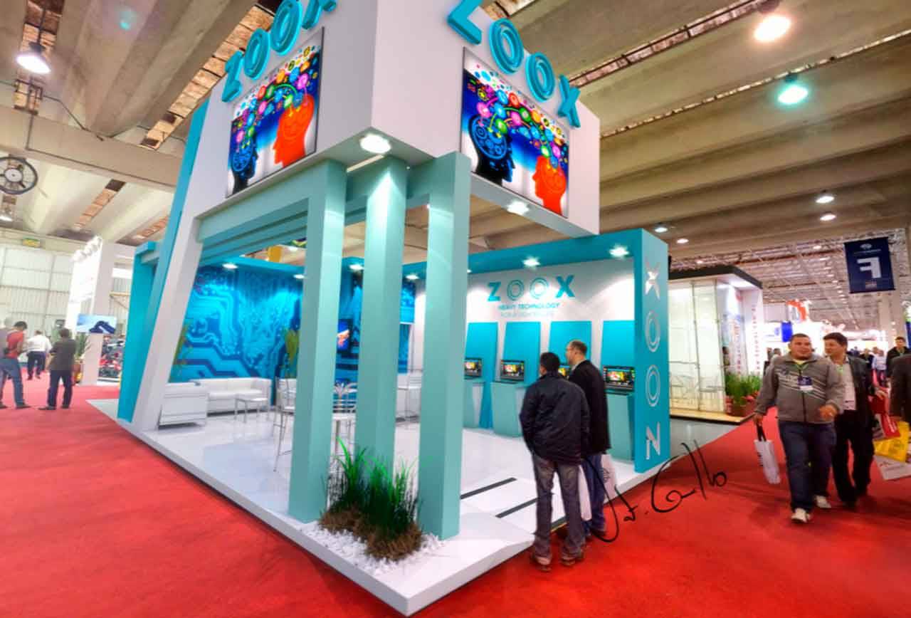 Projeto do stand da Zoox na Equipotel