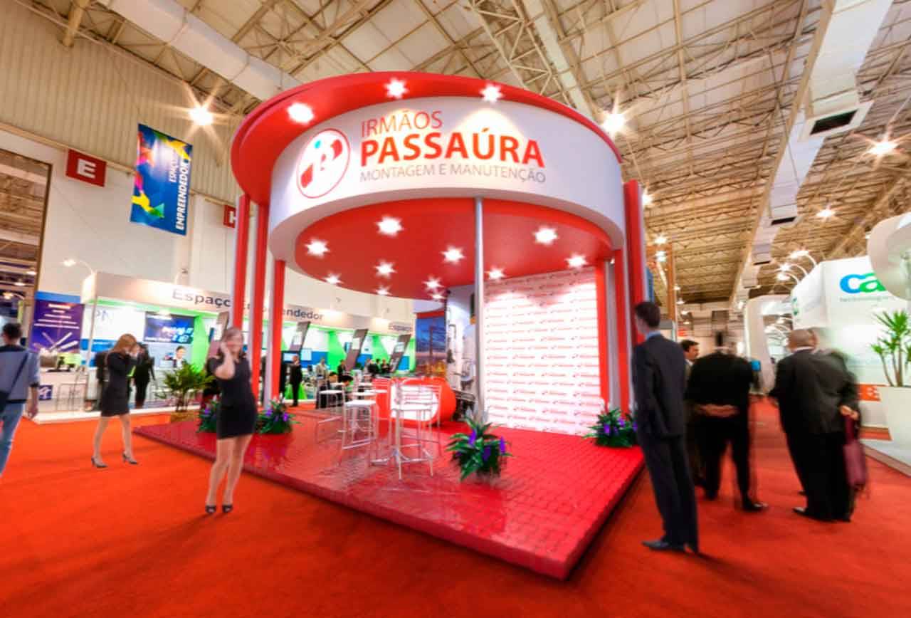 Projeto do stand da Irmãos Passaura na Abtcp