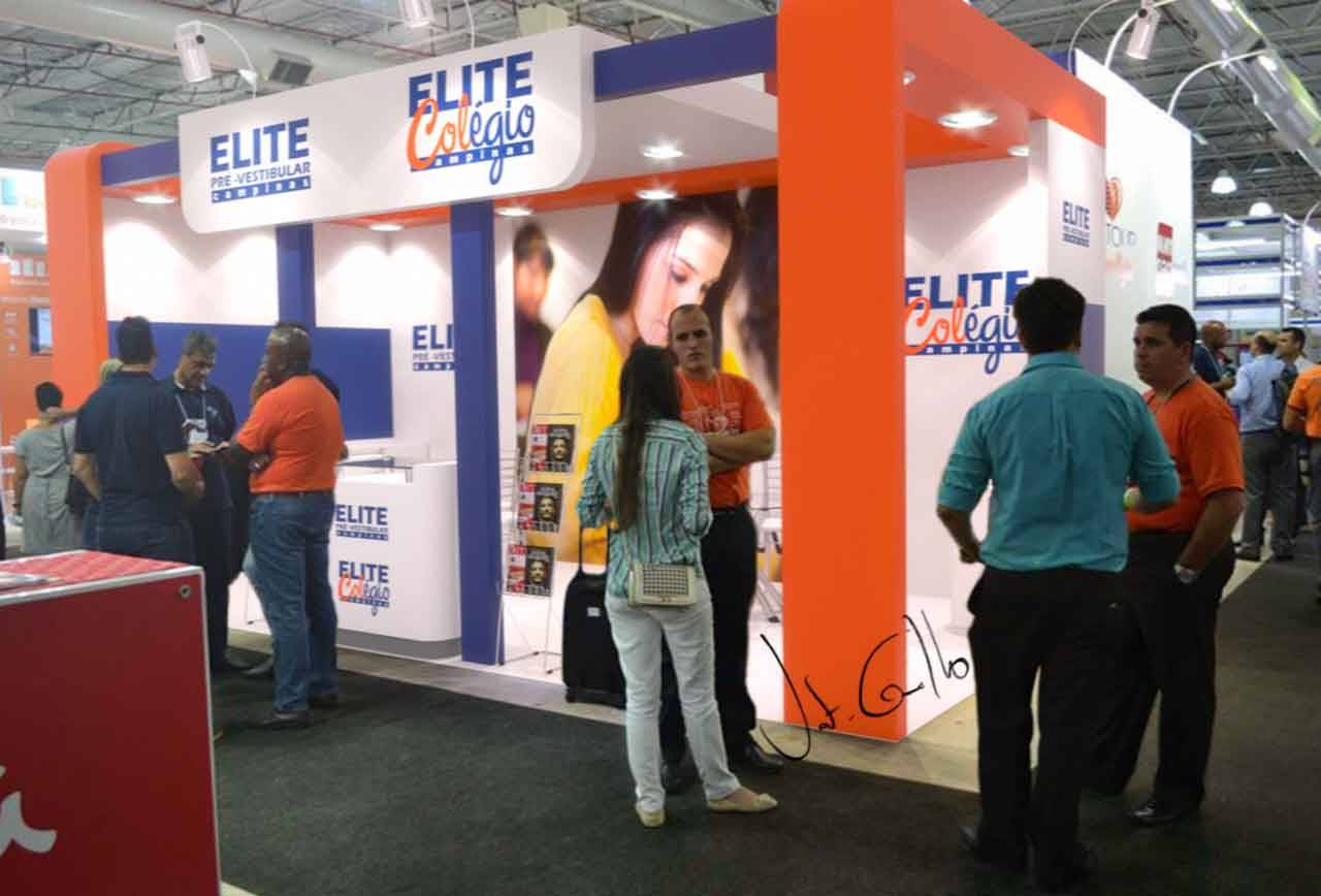 Projeto do stand da Elite Colégio na Intereducação