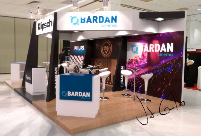 Projeto do stand da Bardan na Expocine