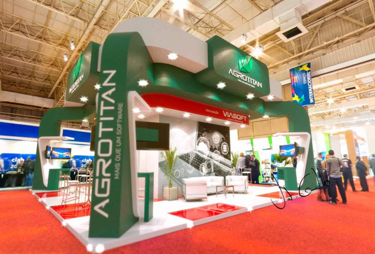 Projeto do stand da Agrotitan no Congresso Andav