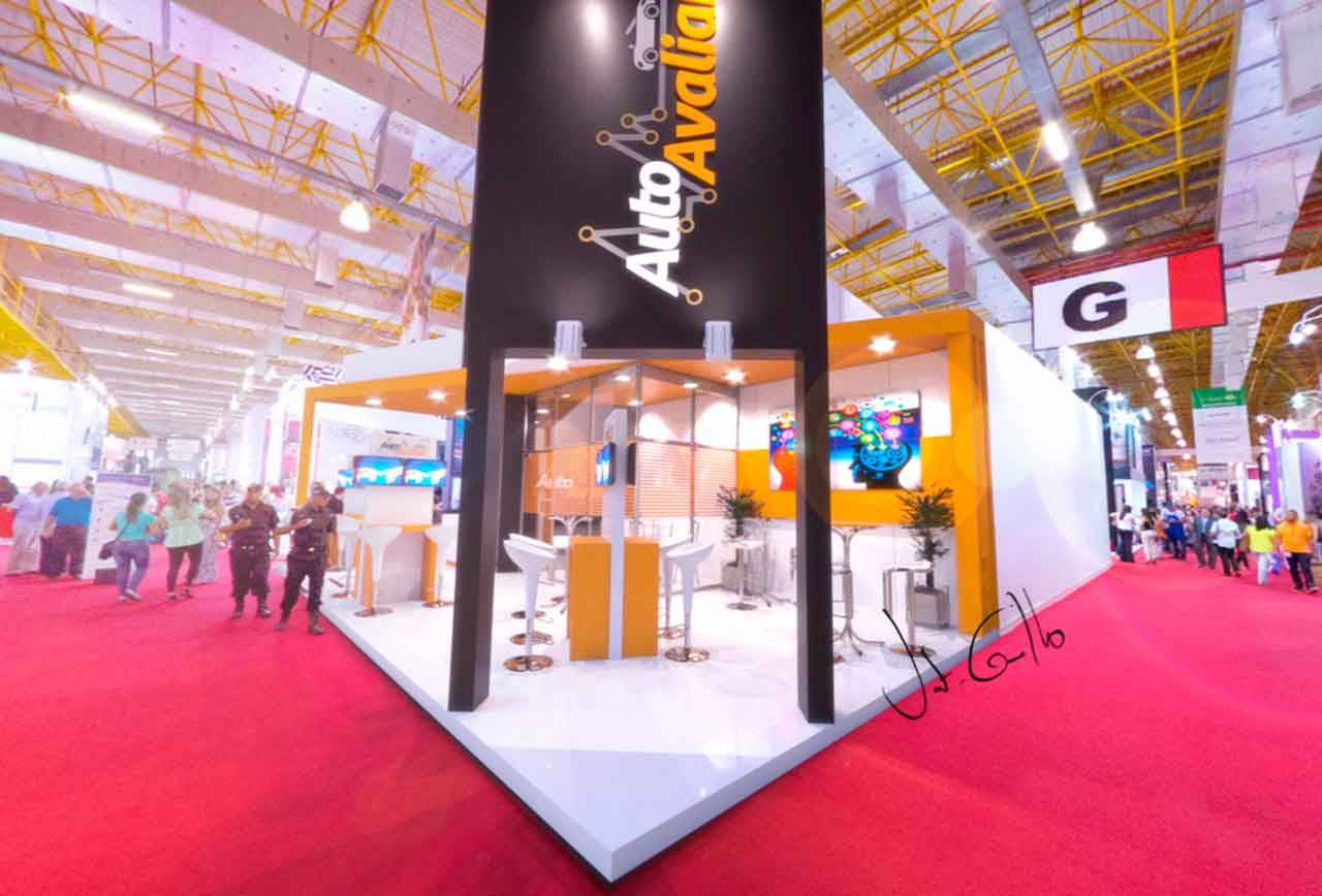 Projeto do stand da AutoAvaliar na Fenabrave