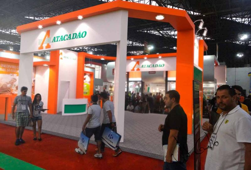 Projeto do stand da Atacadão na ExpoPizzaria