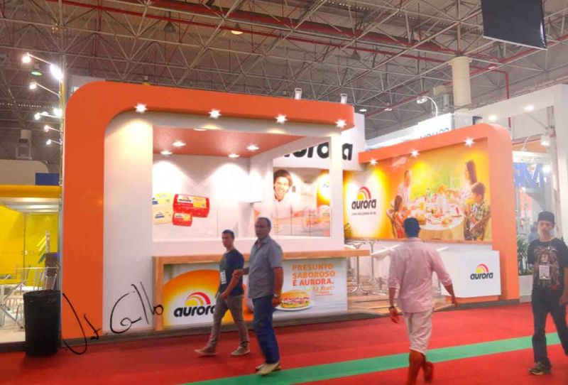 Projeto de stand da Aurora na Expopizzaria