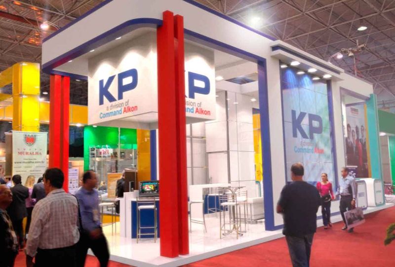 Projeto de stand da KP na Concrete Show