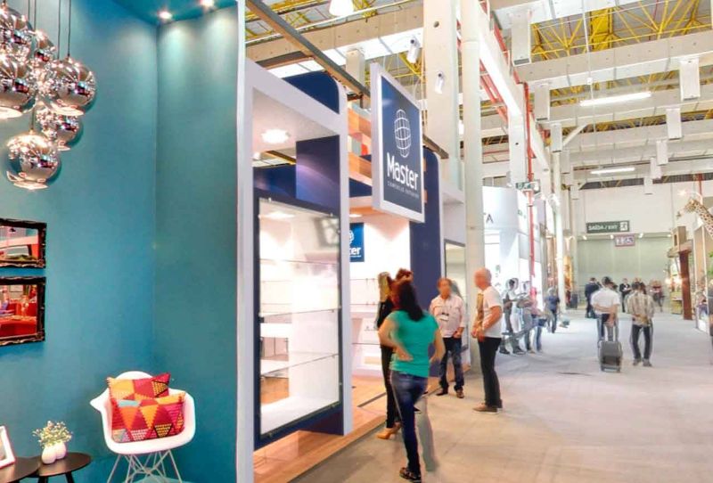 Projeto do stand da Master Comex na Gift Fair