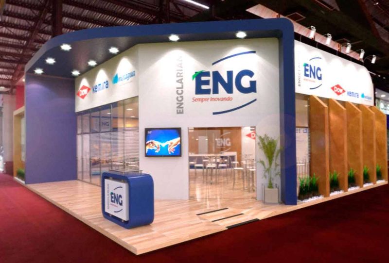 Projeto de stand da Engclarian na Fenasucro