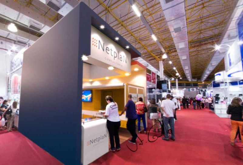 Projeto de stand da Netplan na Abf Franchising