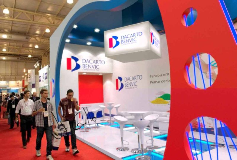 Projeto de stand da Dacarto Benvic na Fenasucro