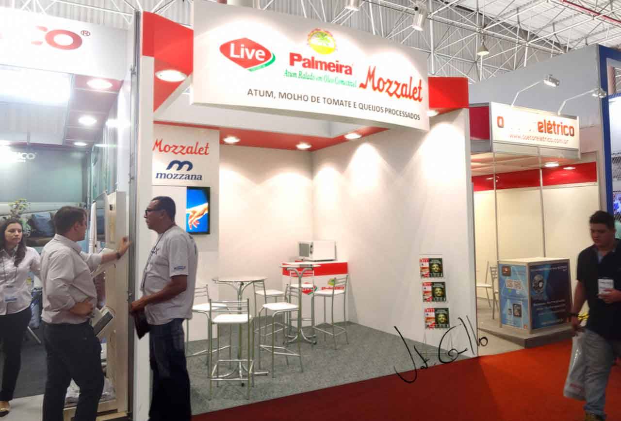 Projeto do stand da Alibra na ExpoPizzaria