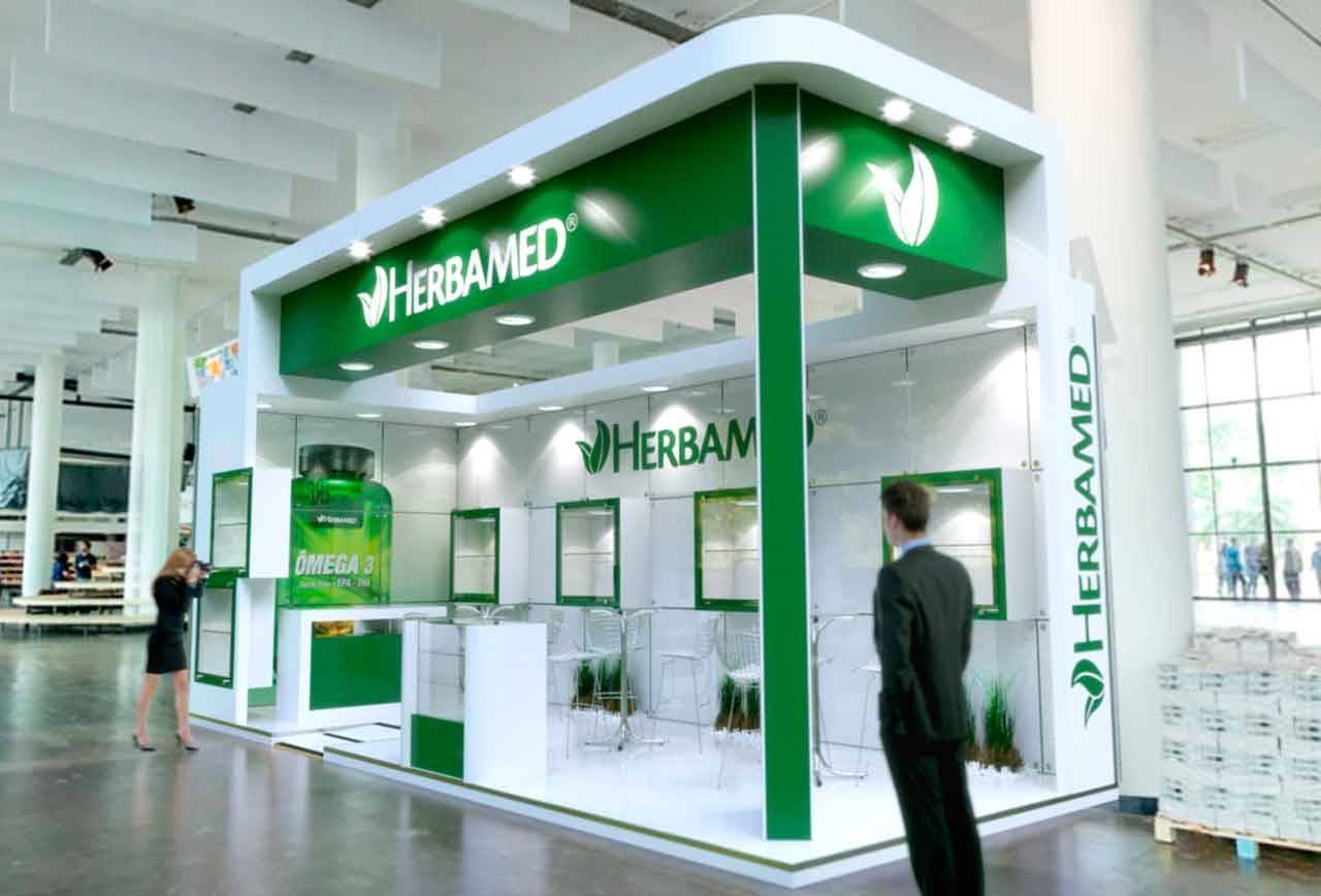 Projeto de estande da Herbamed na Natural Tech