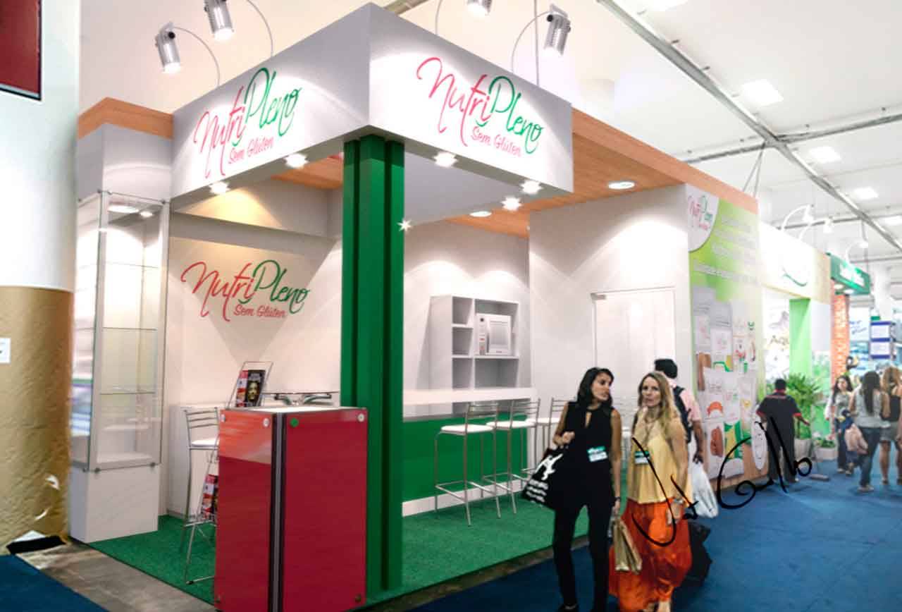 Projeto do estande da NutriPleno na Natural Tech