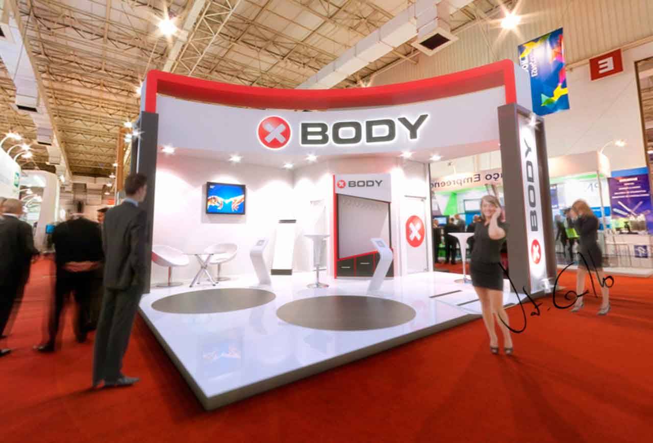 Projeto de stand da XBody na IHRSA