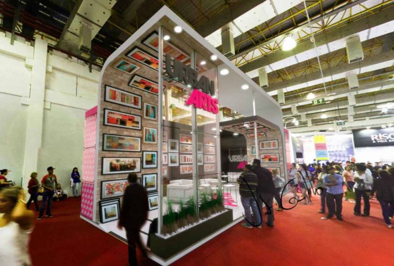 Projeto do stand da UrbanArts na Abf Franchising