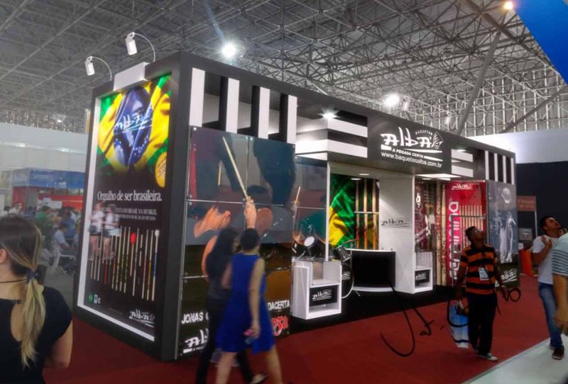 Projeto da Baquetas Alba na Expomusic