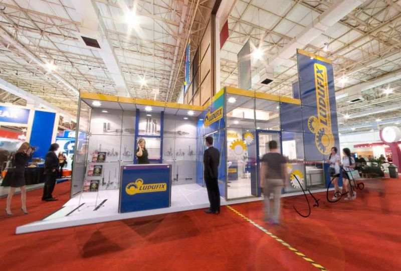 Projeto do stand da Ludufix na Glass Expo