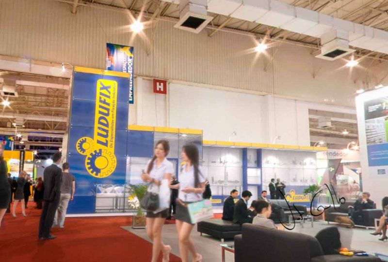 Projeto do stand da Ludufix na Glass Expo