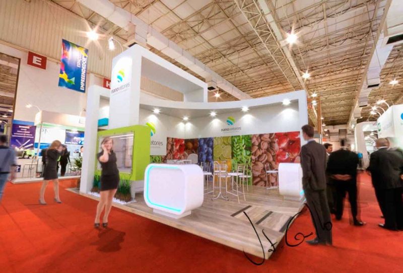 Projeto de stand da NanoVetores na Fce Cosmetique