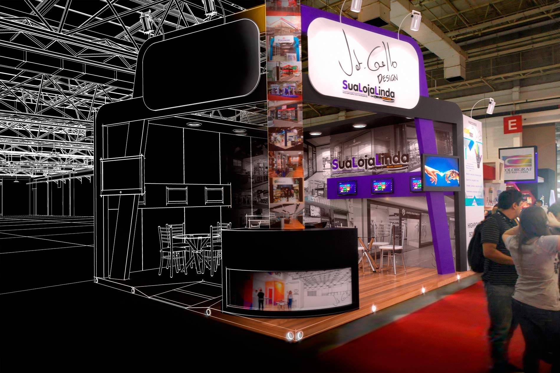 O melhor projeto de stands